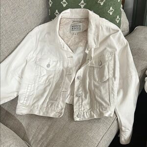 Scotch & Soda Women's Cream Jean Jacket